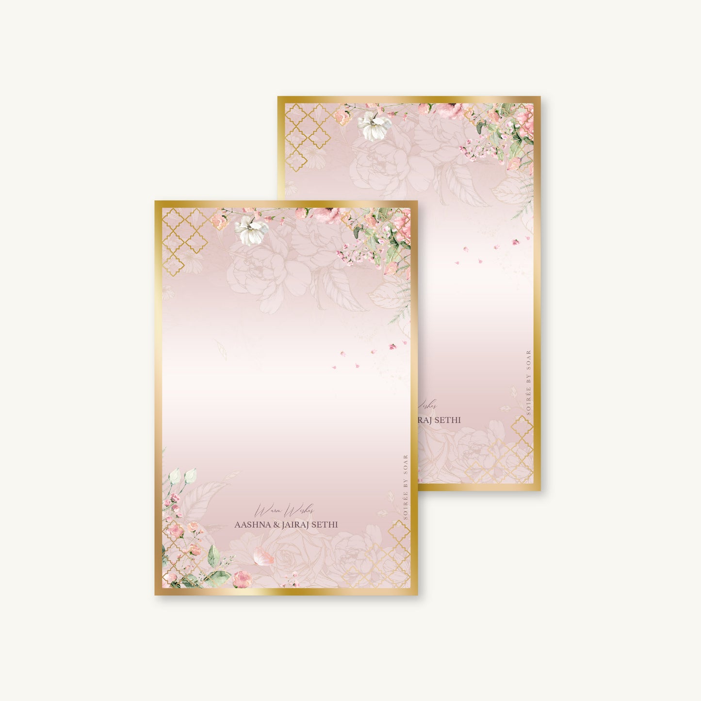 Pink Bouquet Note Cards