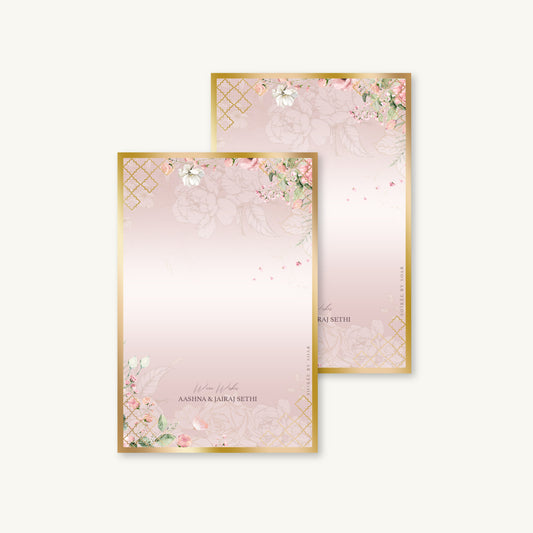 Pink Bouquet Note Cards