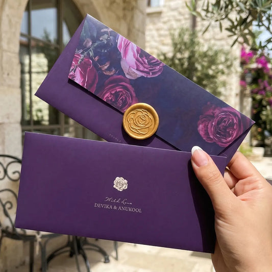 Wine La Vie En Rose Money Envelopes