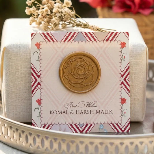 Versailles Red Single Sided Gift Tag